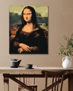 Leonardo da Vinci - malování pdle čísel, Mona Lisa